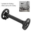Folding Bike Extension Bar, High Strength Lightweight Telescopic Folding Bicycle Extension Rod for Commuters Travelers Urban Riders(Black) view 3