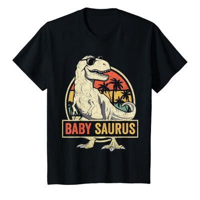 Kids Baby Saurus T Rex Dinosaur Family Matching Birthday Boy Kids T-Shirt