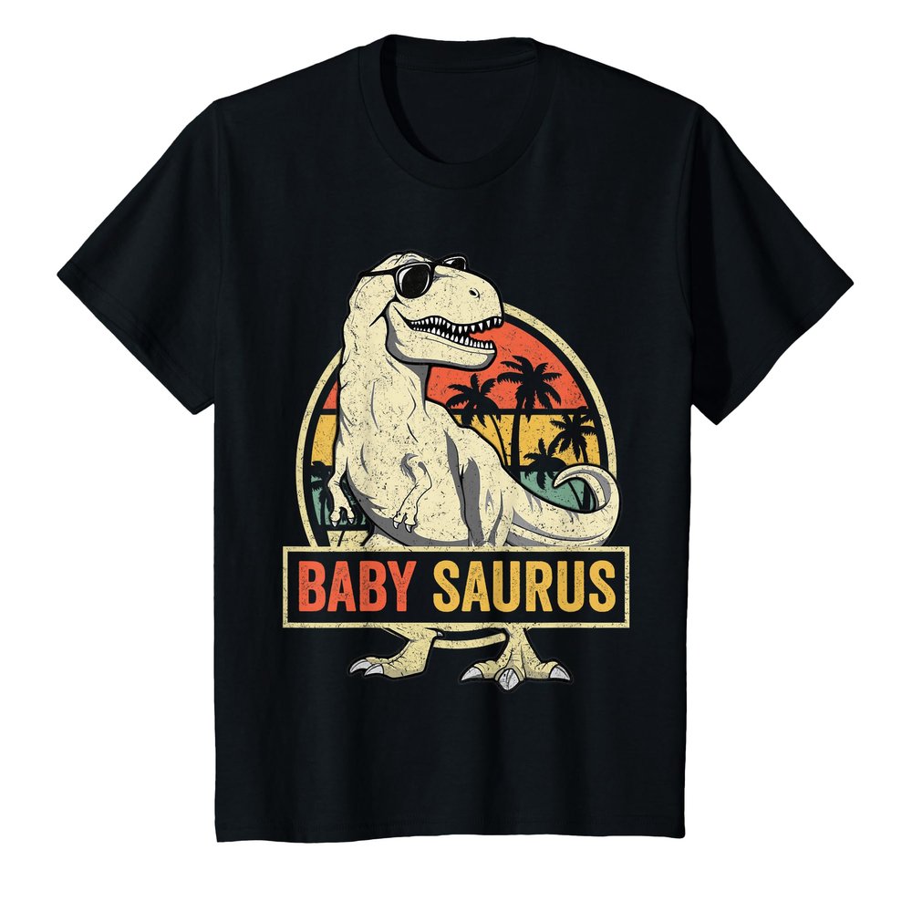 Kids Baby Saurus T Rex Dinosaur Family Matching Birthday Boy Kids T-Shirt