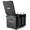 YakAttack BlackPak Pro 13" x 13" Fishing Crate with 3 Rod Holders - Black | Compact Tackle Storage Box & Gear Organizer for Kayaks | Lightweight, Durable & Customizable Marine Accessory | Made in USA view 2