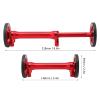 Dilwe Easy Wheels Extension Bar, Easy Wheel Extension High Strength Lightweight Telescopic Folding Extension Rod for Brompton 3sixty(red) view 2