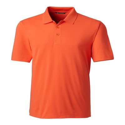 Cutter & Buck Forge Stretch Mens Big & Tall Polo, College Orange, XLT