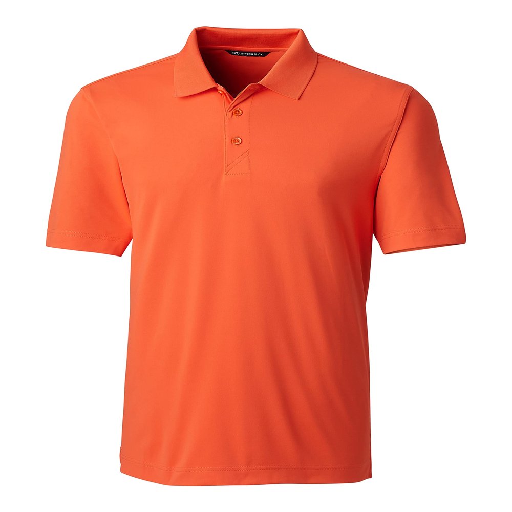 Cutter & Buck Forge Stretch Mens Big & Tall Polo, College Orange, XLT