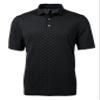 Cutter & Buck mens Virtue Eco Pique Tile Print Recycled Big Tall Polo Shirt, Black, 1X US view 1