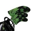 Black Marijuana Leaf Driver 460cc Club Headcover Handmade by BeeJos view 4