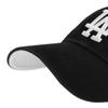 '47 Los Angeles Dodgers Ballpark Clean Up Dad Hat Baseball Cap (Black/White/Pink) view 3