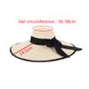 LABANCA Womens Wide Brim Straw Hat Summer UV Protection Beach Hats Floppy Sun Hat Beige view 2