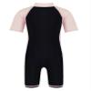 Loloda Boys One Piece Rash Guard Swimsuit Short Sleeve Water Sport Bathing Suits UPF 50+ Sun Protection Pink 12-14 Years view 2