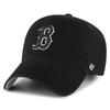 '47 Boston Red Sox Ballpark Clean Up Dad Hat Baseball Cap (Black/White/Pink)