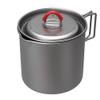 Evernew Titanium Lightweight Camping Mug Pot w/Folding Handle Set, 500ml view 1