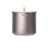 Evernew Titanium Lightweight Camping Mug Pot w/Folding Handle Set, 500ml view 3
