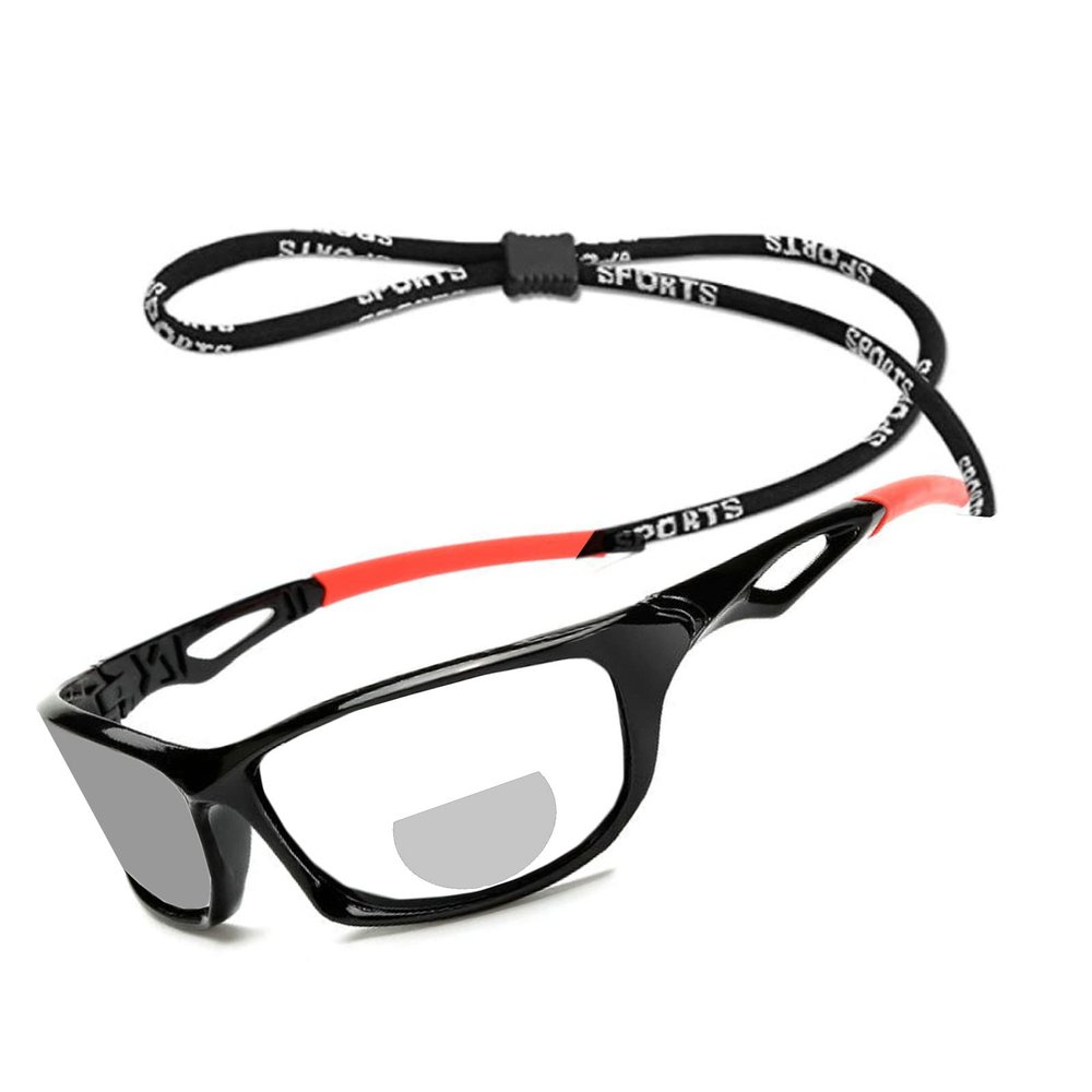 Bifocal Reading Glasses Men Women Sports Presbyopic Glasses Transition Photochromic Multifocal Driving Sunglasses Reader (black, 2.5, multiplier_x)