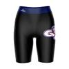 Vive La Fete Gonzaga Bulldogs Game Day Logo Black & Blue Women's Biker Short 9" Inseam view 1