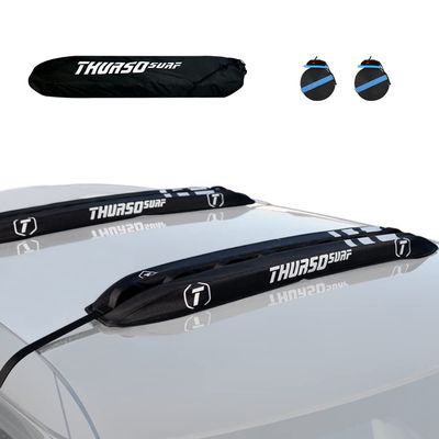 THURSO SURF Universal Car Soft Roof Rack for Kayak, Ski, Snowboard, SUP Paddle Board Accessories Versatile and Secure Transport Solution with Portable Storage Bag