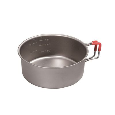 Evernew Titanium Lightweight Camping Cup w/Folding Handle, 570
