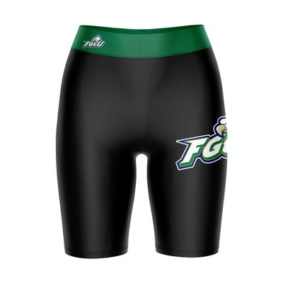Vive La Fete Florida Gulf Coast Eagles Game Day Logo Black & Green Women's Biker Short 9" Inseam