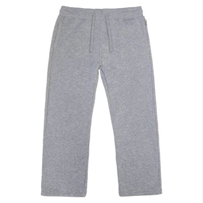 Southpole Women's Basic Fleece Open Bottom Sweatpants Heather Grey