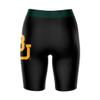 Vive La Fete Baylor Bears Game Day Logo Black & Green Women's Biker Short 9" Inseam view 2