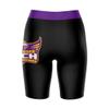Vive La Fete Tennessee Tech Golden Eagles Game Day Logo Black & Purple Women's Biker Short 9" Inseam view 2