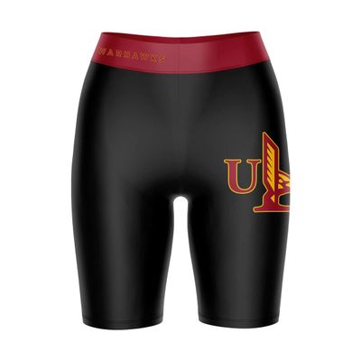 Vive La Fete Louisiana Monroe Warhawks Game Day Logo Black & Brown Women's Biker Short 9" Inseam