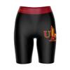 Vive La Fete Louisiana Monroe Warhawks Game Day Logo Black & Brown Women's Biker Short 9" Inseam view 1
