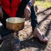 Evernew Aluminum Camping Frying Pan 18cm view 2