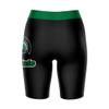 Vive La Fete USC Upstate Spartans Game Day Logo Black & Green Women's Biker Short 9" Inseam view 2