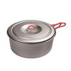 Evernew Titanium Lightweight Camping Pot w/Folding Handle, 1300 view 1