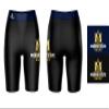Vive La Fete Murray State Racers Game Day Logo Black & Blue Women's Biker Short 9" Inseam view 3