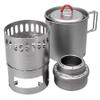 Evernew Titanium Lightweight Camping Mug Pot Stove Set, 500 view 1