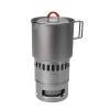 Evernew Titanium Lightweight Camping Mug Pot Stove Set, 500 view 2