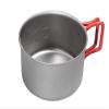 Evernew Titanium Lightweight Camping Cup w/Folding Handle, 400 view 1