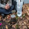 Evernew Titanium Lightweight Camping Cup w/Folding Handle, 400 view 3
