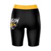 Vive La Fete Towson Tigers Game Day Logo Black & Yellow Women's Biker Short 9" Inseam view 2