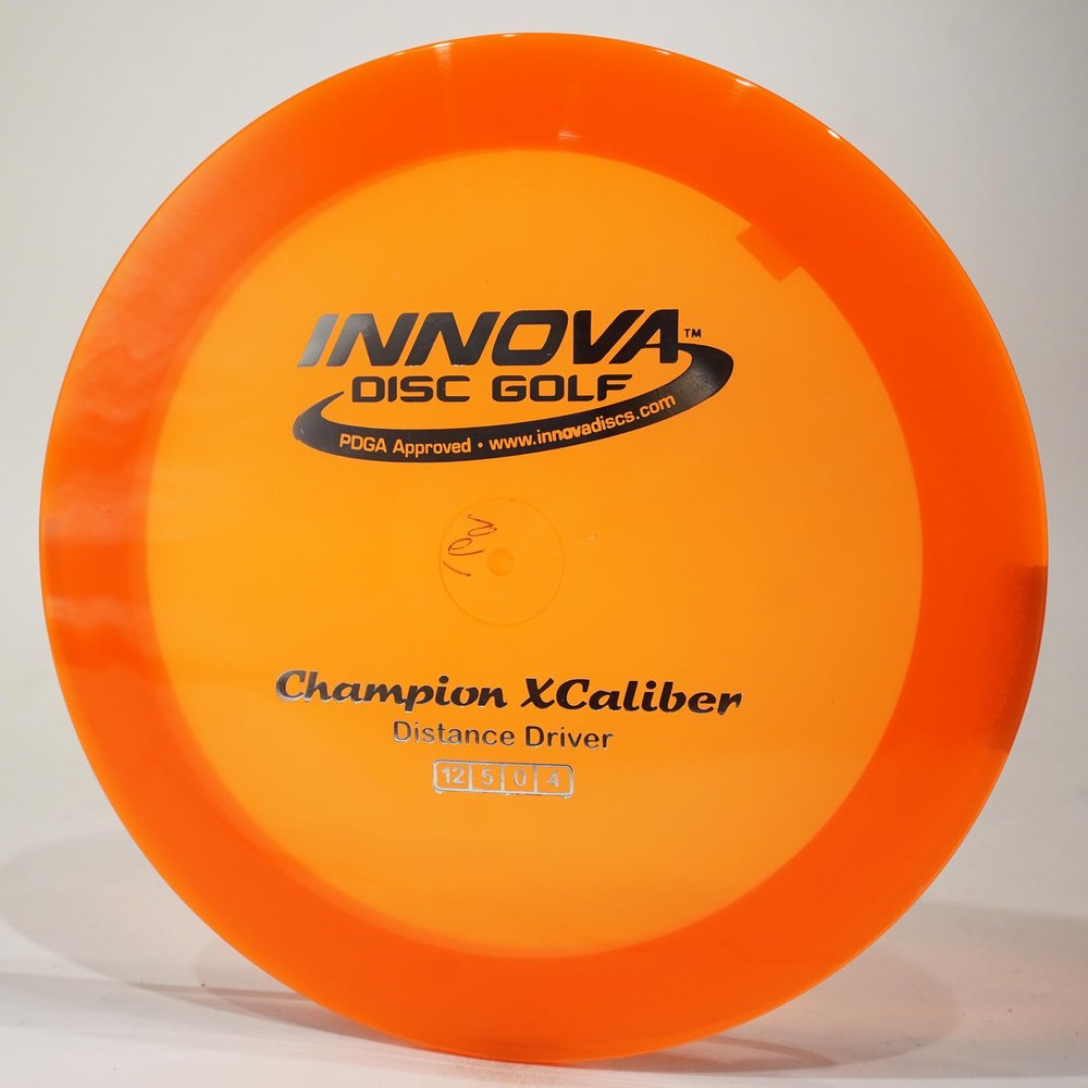 Innova Champion XCaliber Disc Golf Distance Driver, Pick Color/Weight [Stamp & Exact Color May Vary] Orange 167-169 Grams