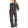 Josie Natori Women's Chi French Terry Pants-Medium-H.Black view 2