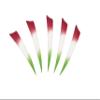 MILUWOND 4 Inch Shield Three Color Arrow Feather Fletching Vanes Right Wing for Archery Arrow50 Pack view 3