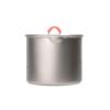 Evernew Titanium Lightweight Camping Mug Pot w/Folding Handle Set, 900ml view 2