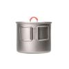 Evernew Titanium Lightweight Camping Mug Pot w/Folding Handle Set, 900ml view 4