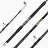 Dark Matter Fishing Rods - Heavy Duty Mojo Trolling Rods for Fishing - Carbon Fiber Lightweight Fast Action Rod with Fuji Alconite Guides, EVA Grips, Saltwater & Freshwater, Fishing Gear - Black, 7' view 1