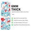 nuveti Yoga Mat Print Extra Thick TPE Non Slip Fitness Exercise Mat with Carrying Bag, 72"x24" Extra Thick 6MM Exercise & Workout Mat for Yoga, Pilates Fitness and Floor Exercises view 4