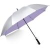 G4Free 62 Inch Windproof UV Protection Golf Umbrella Extra Large Silver Coated Automatic Open Silver Coated Stick Umbrella (Silver/Light Purple) view 1