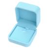 WEIXINDIY Velvet Necklace Pendant Gift Box Jewelry Box Jewelry Display 2.8 x 2.8 x 1.6 inches (Blue) view 1