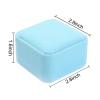 WEIXINDIY Velvet Necklace Pendant Gift Box Jewelry Box Jewelry Display 2.8 x 2.8 x 1.6 inches (Blue) view 3