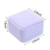 WEIXINDIY Velvet Necklace Pendant Gift Box Jewelry Box Jewelry Display 2.8 x 2.8 x 1.6 inches (Purple) view 3