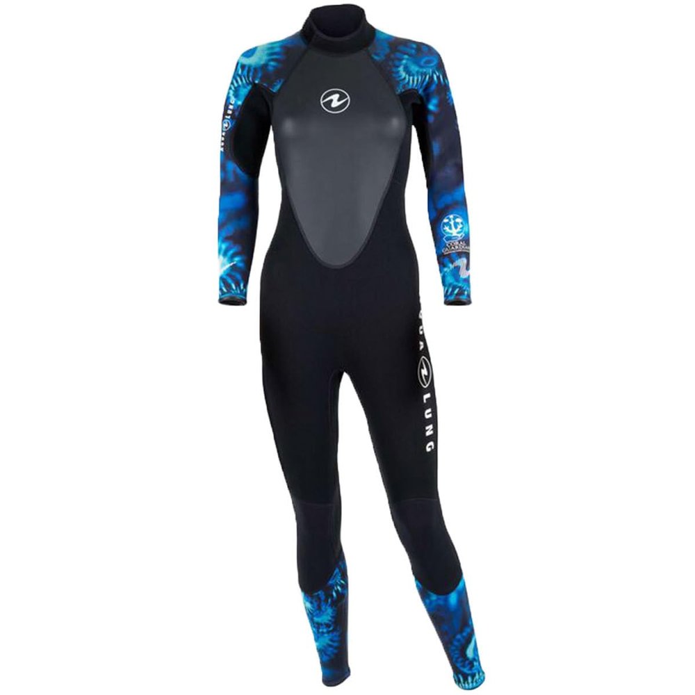 Aqua Lung Women's Hydroflex FS 1MM Camo Blue - 2X-Large