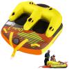 Swonder 3 Person Towable Tube for Boating with Sit & Kneel Positions, Heavy Duty 3 Rider Water Tubes for Boats to Pull for Youth Adult Watersports view 1