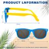 JASPIN Kids Polarized Sunglasses TPEE Rubber Flexible Frame for Boys Girls Age 3-9, 100% UV Protection. Toddler Sunglasses view 2