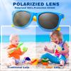 JASPIN Kids Polarized Sunglasses TPEE Rubber Flexible Frame for Boys Girls Age 3-9, 100% UV Protection. Toddler Sunglasses view 4