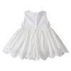 Alvivi Toddler Baby Girls Summer Camis Dress Sleeveless Cotton Lace Hollow Embroidered Ruched Dress White 3-4 Years view 2